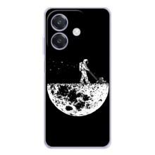 Силиконовый Чехол с принтом "Космонавты" на OPPO A5 Pro – Космонавт