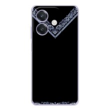 Силиконовый Чехол на OPPO A5 Pro – Воротник вышиванки