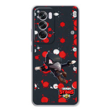 Бампер (ТПУ) с принтом Brawl Stars на Оппо А5 – Черный Ворон