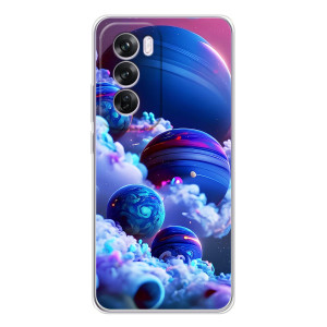 Чехлы КОСМОС для OPPO A5 – Синие планеты