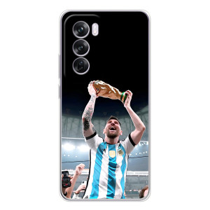 Чехлы Лео Месси Аргентина для OPPO A5 – Счастливый Месси