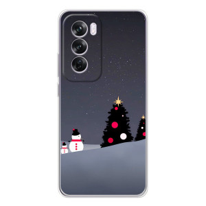 Чехлы на Новый Год OPPO A5 – Снеговички