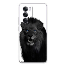Чехлы с картинками животных OPPO A5 (Черный ЛЕВ)