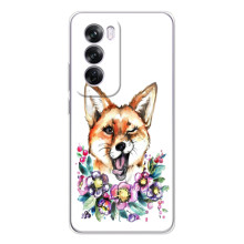 Чехлы с картинкой Лисички для OPPO A5 (VPrint) – Веселая лисичка