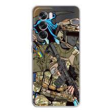 Чехлы с картинкой ЗСУ для OPPO A5 (AlphaPrint) (Воин ВСУ)