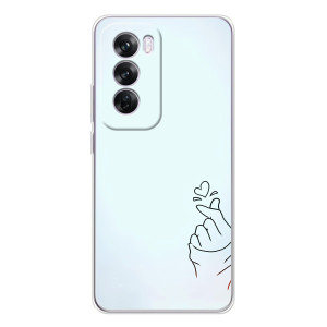 Чохол (Знак сердечка) для OPPO A5 – Сердечко на блакитному