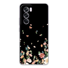 Чехол для Оппо А5 - с принтом (Дизайнерские) (AlphaPrint) (Маленькие цветы)