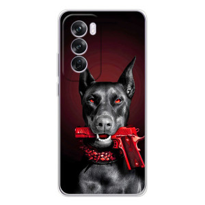 Чехол ДОБЕРМАН для OPPO A5 – Доберман злой