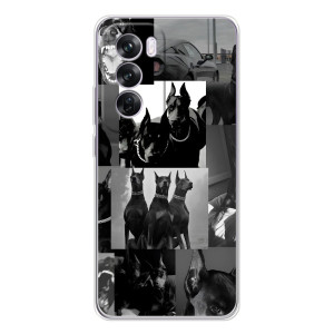 Чехол ДОБЕРМАН для OPPO A5 – Коллаж Доберман