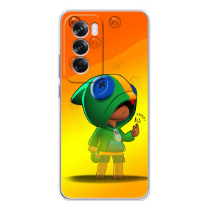 Чохол Бравл Старс для OPPO A5 – LEON в кофті