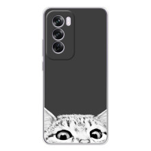 Чехол на Оппо А5 с Котами (VPrint) – Выглядывает кот