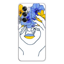 Чехол на OPPO A5 Украинский дизайн (Украинка на всю голову)