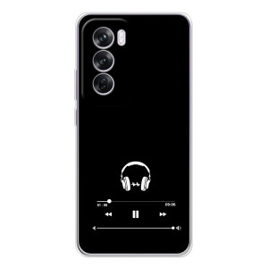 Чехол с картинками на черном фоне для OPPO A5 – Плеер