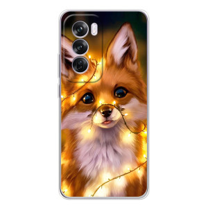 Чохол з Лисичкою для OPPO A5 – Новорічне лисеня