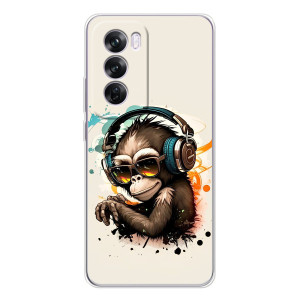 Чехол с Обезьянами OPPO A5 - (AlphaPrint)