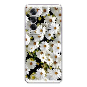Чехол с ромашками на OPPO A5 – Рамка в ромашках