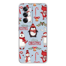 Чехол Санта Клаус для OPPO A5 (Рождественский)