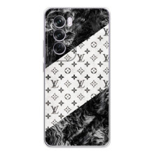 Чехол Стиль Louis Vuitton на OPPO A5 – LV на белом