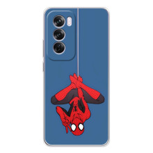 Чехол Супергерой Человека Паука на OPPO A5 – На паутине