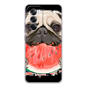 Чехол (ТПУ) Милые собачки для OPPO A5 – Смешной Мопс