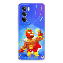 Чехол (ТПУ) с героями Бравл Старс на OPPO A5 (Эль Примо)