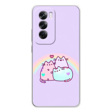 Чехол с милыми котиками на  (Котики с радугой)
