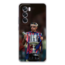 Чехол с футболистом Ламин Ямаль OPPO A5 (Ямал с кубком)