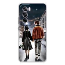 Чехол с дизайном Венздей 2 на OPPO A5 – Уэнсдей и Тайлер