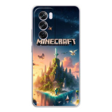 Чехол с картинками Майнкрафт для  (Лого Майнкрафт)