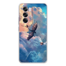 Чехол с принтом дракон Беззубик для  (Беззубик в небе)