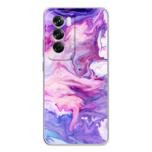 Чехлы с тематикой "Мрамор" на Оппо А5 (Фиолетовый мрамор)