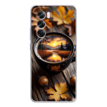 Чохол з унікальним дизайном 'Осінь з кавою' для OPPO A5 – Темна кава