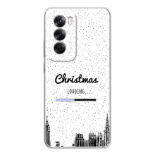 Рождественские, Праздничные Чехлы для Оппо А5 (Рождество загружается)
