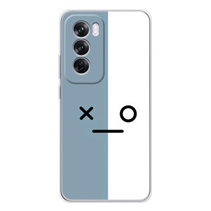 Силиконовые Чехлы (смешные стикеры) для OPPO A5 – Серо-белый