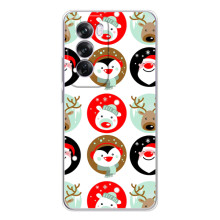 Силиконовый бампер на рождество для OPPO A5 – Рождественский принт