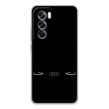Силиконовый бампер с картинкой машины на OPPO A5 – Силует Audi