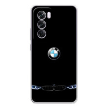 Силиконовый бампер с картинкой машины на OPPO A5 – Черный BMW