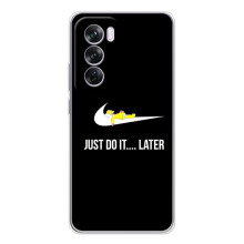 Силиконовый Чехол на OPPO A5 с картинкой Nike – Later