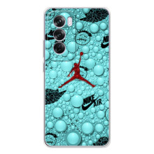 Силиконовый Чехол Nike Air Jordan на Оппо А5 (Джордан Найк)