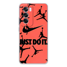 Силиконовый Чехол Nike Air Jordan на Оппо А5 (Just Do It)