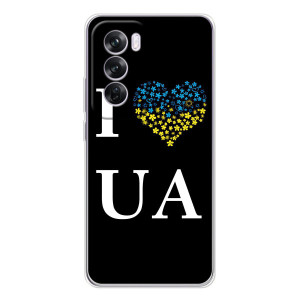 Силіконовий Чохол  на OPPO A5 (Я-Україна) – I Love UA