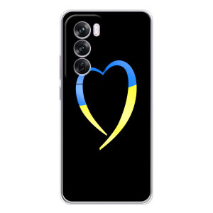 Силіконовий Чохол  на OPPO A5 (Я-Україна) – Українське серце