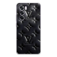 Текстурный Чехол Louis Vuitton для Оппо А5 (Черный ЛВ)