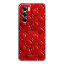 Текстурный Чехол Louis Vuitton для Оппо А5 (Красный ЛВ)