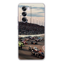 Чехол с прнтом Формула 1 на OPPO A5 – Гонка Формула-1