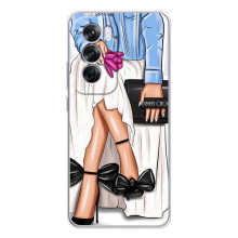 Силиконовый Чехол на OPPO A5 с картинкой Стильных Девушек (Мода)