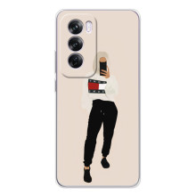 Силиконовый Чехол на OPPO A5 с картинкой Стильных Девушек (Стильная)