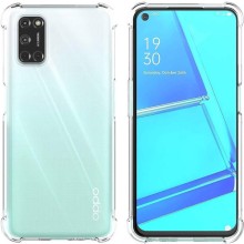 TPU чохол GETMAN Ease logo посилені кути для Oppo A52 / A72 / A92 – Прозорий