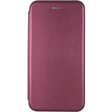 Шкіряний чохол-книжка Classy для Oppo A52 / A72 / A92 – Бордовий