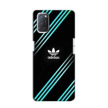 Чохли Адидас для Oppo A52 (AlphaPrint) (Адідас з полосами)